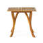Table de salle à manger d'extérieur carrée en bois d'acacia - L 31,50 po x l 31,50 po x H 30,00 po - Naturel (table seulement)-2014614047