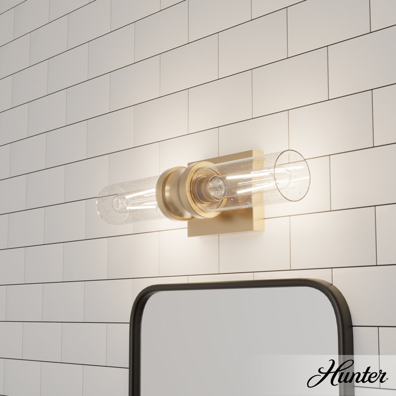 Lenlock 2 - Light Dimmable Vanity Light, Clear, Gold