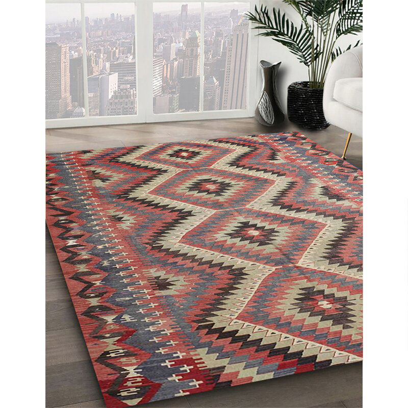 Tapis brun Rheba, Rectangle 7 pi x 9 pi