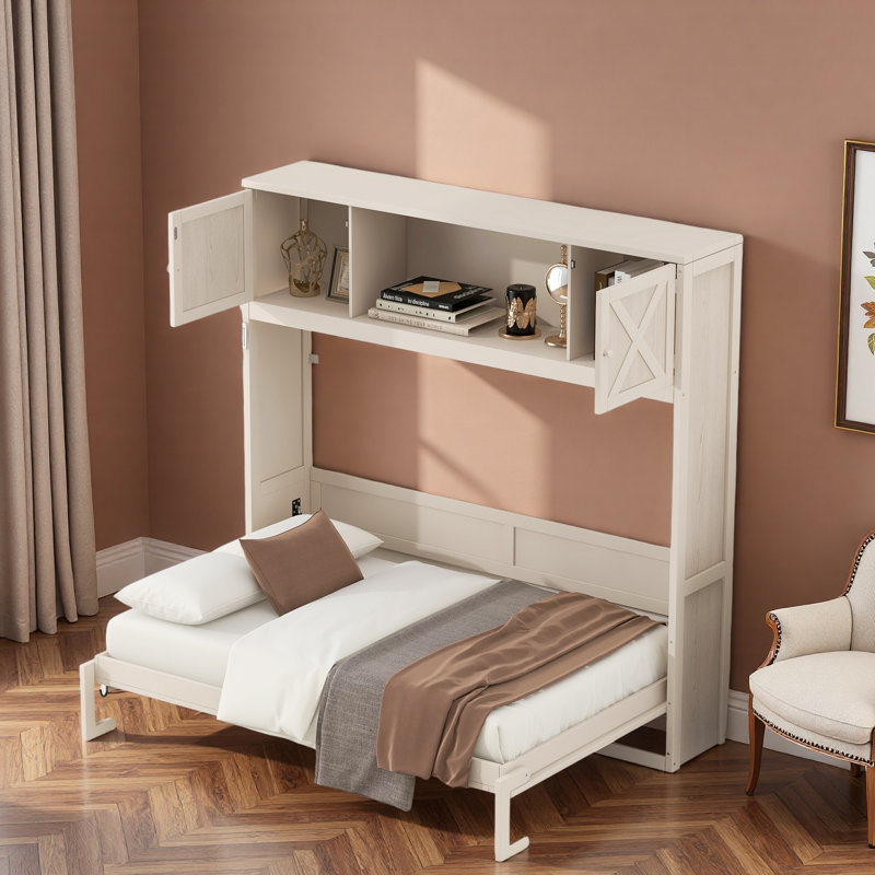Lit escamotable avec armoires de rangement