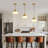 10 in 1-Light Modern Cone Pendant Light With White Frosted Glass Adjustable Height-441356172