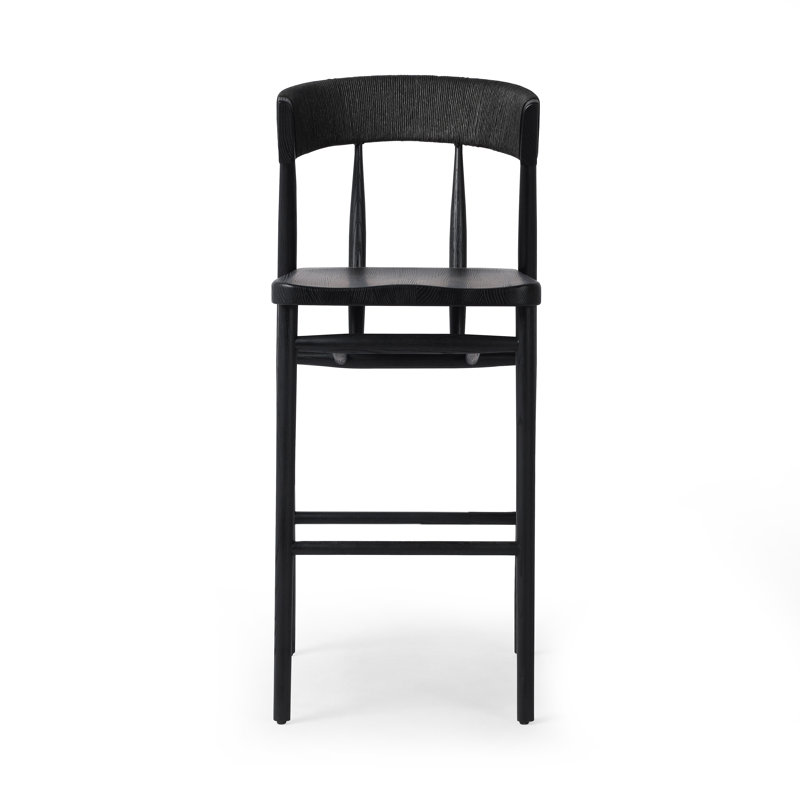 Buxton Stool, Bar Stool (30" Seat Height), Black