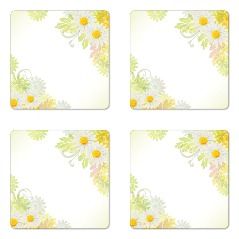 Sous-verre fleur