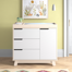 Hudson 3-Drawer Changer Dresser with Removeable Changing Tray
