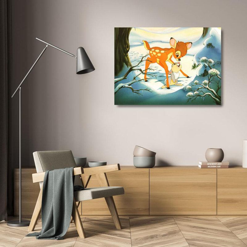 Bambi's Winter Trail, H 17 po x l 24 po