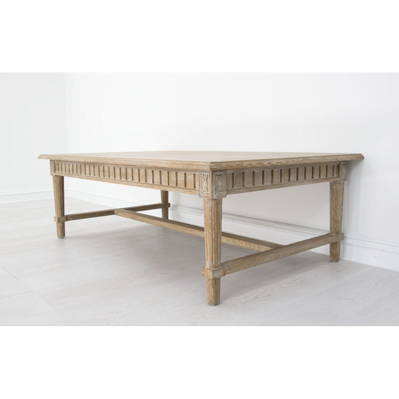 Fleur Solid Wood Coffee Table