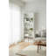 Garde-robe en bois blanc 32 po avec deux tringles Prosper