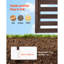 Clôture d'intimité en bois, clôture de climatiseur de 48 po x 37 po, écran d'intimité en bois massif à 3 panneaux avec piquets en métal, structure en acier, clôture à poubelle convenant au jardin, à la piscine