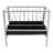 Large Capacity Livestock Feed Trough 2-In-1 Grain& Hay Feeder For Goats Sheep