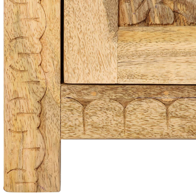 Gisselle 40cm W Solid Wood Bedside Table