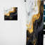 Longwood - Rideau obscurcissant en marbre abstrait - 1 panneaux-181386586