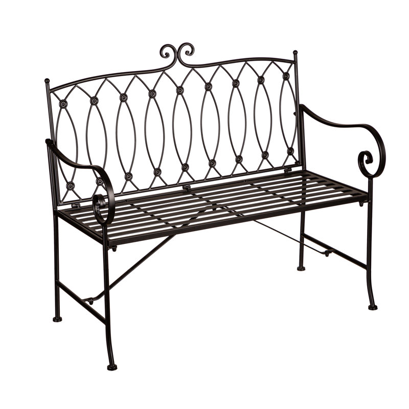 Banc d'extérieur en métal Darwuin