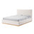Aspen Wood Base Upholstered Boucle Platform Bed-114509197-114509199