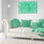 Coussin lombaire à motif fractal aquarelle Abstract-30734822