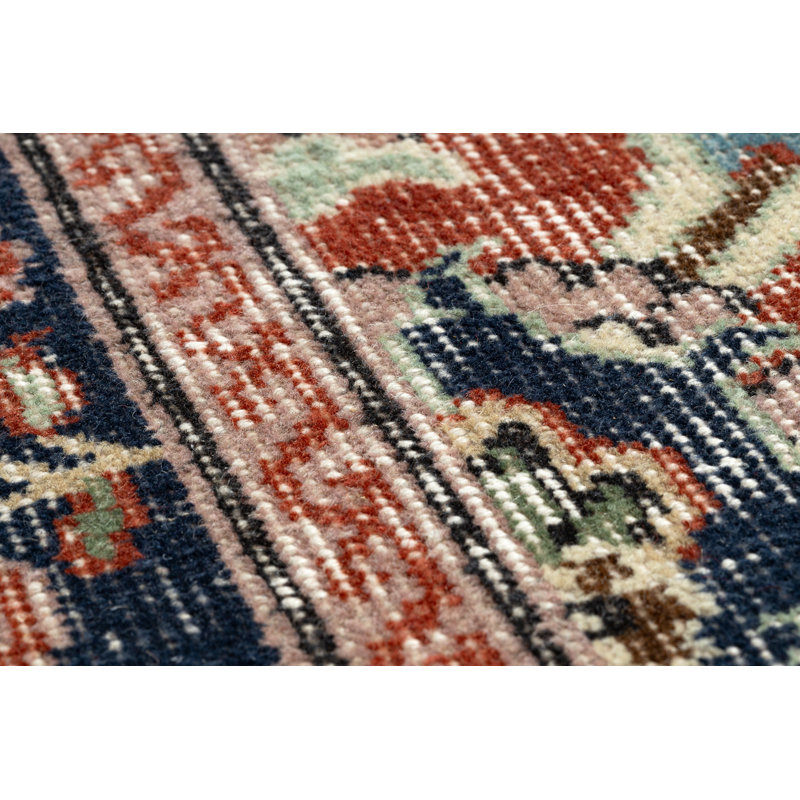 Chartian Rectangle 128 cm x 230 cm Oriental Wool Hand Loomed Kilim Area Rug