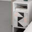 Table de chevet blanche 23 po