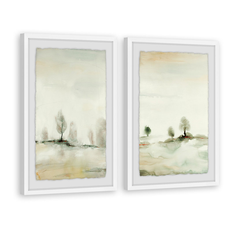 " Solstice II " 2 - Pieces, 36" H x 24" W x 1.5" L