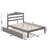 Elliana Solid Wood Platform Bed with Trundle-81971006-81971008