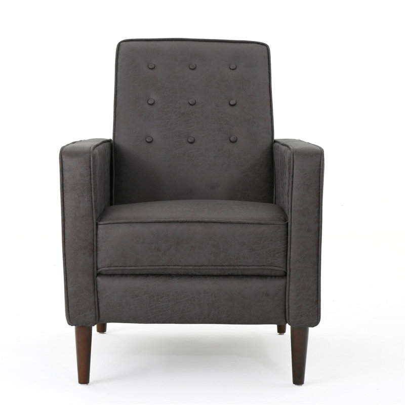 Fauteuil inclinable Aubrie, Polyester ardoise