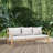 Zaryna Solid Acacia Wood Patio Sofa