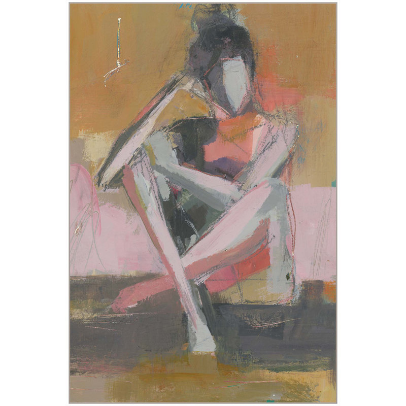 Yesterday's Muse Print by Donna Weathers, White Floater Framed, 61.25" H x 41.25" W