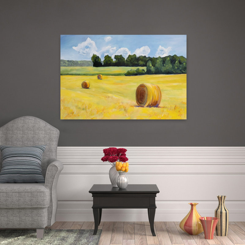 Golden Hay Field, H 32 po x l 48 po