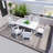 Patio Dining Chair Of 2 With , Hips, Pure White Wood Grain Look, Outdoor Comfort Option 2 , Hips Made, Wood-like Grain, Comfortable-1079309601