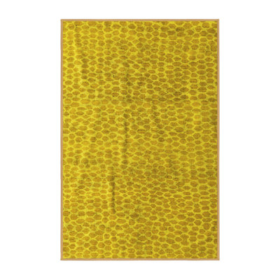 Washable Abstract Indoor Rug