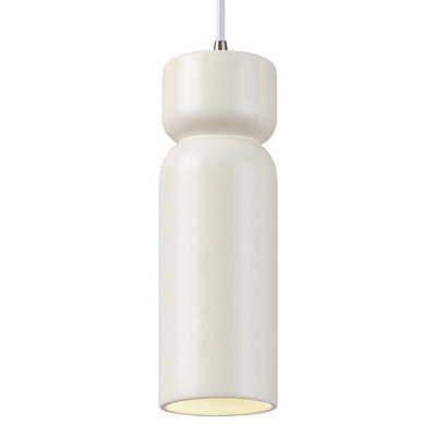 Luminaire suspendu sablier 1 lumière Ashford