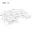 Canapé d'angle en forme de U avec deux repose-pieds U_Style Freely Transformable-360769600