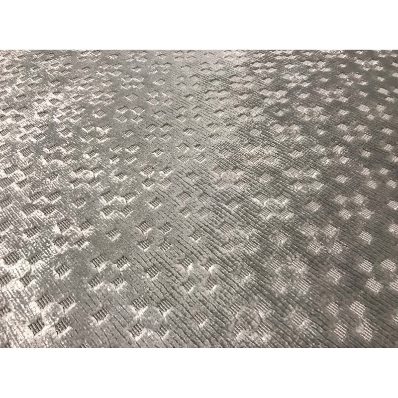 Geometric Area Rug in Gray, Rectangle 5'7" x 8'2"
