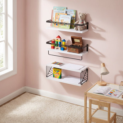 3 -Piece Iron Floating Shelf