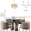 Lustre cylindrique à 4 lumières de 16 po de largeur Atchison et certifié UL-1908987650-1908983098