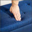 Repose-pieds avec rangement, banc de rangement rembourré en lin avec plateau relevable et capitonnage à boutons pour le salon-2138408067