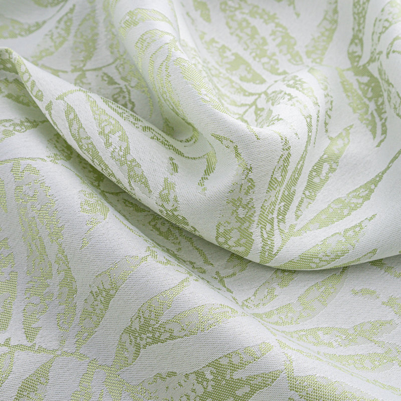 Crysania Room Darkening Single Curtain Panel, Sage