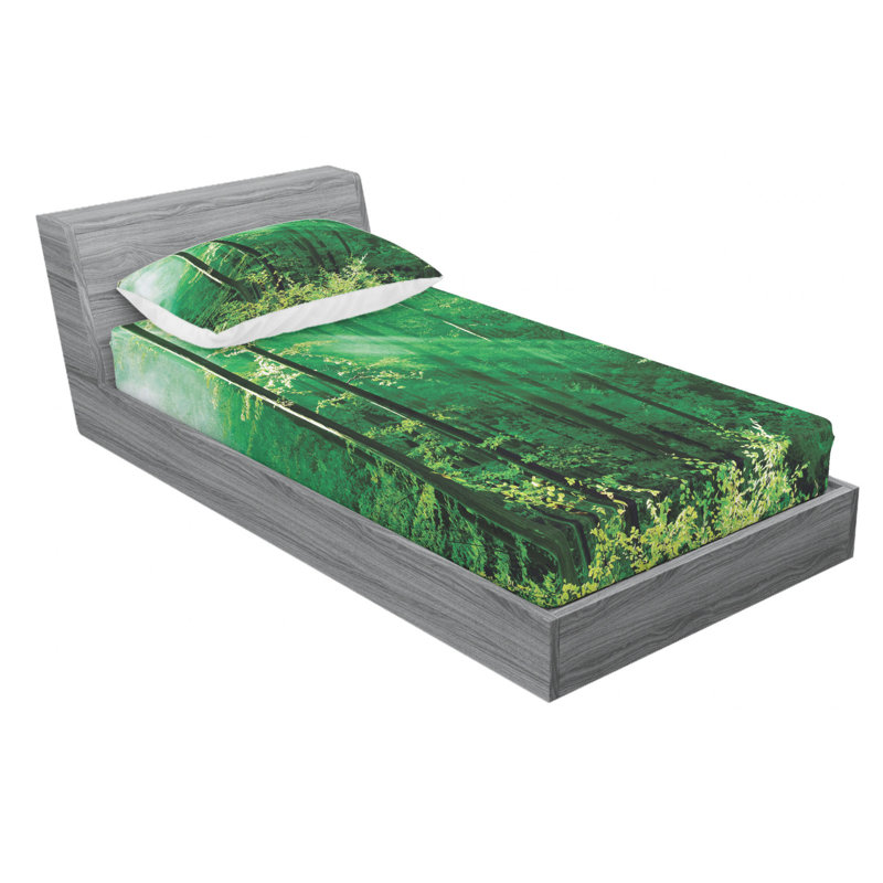 Microfiber Sheet Set, Twin XL Sheet Set with Fitted Sheet