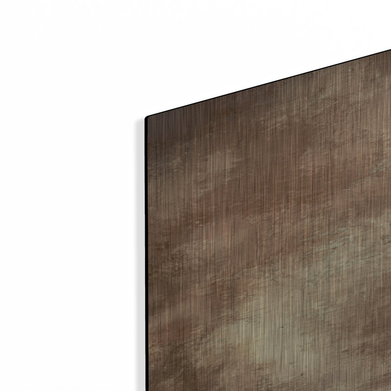  'Antique Landscape' by Ashley Bradley Metal Wall Art, H 36 po x l 24 po