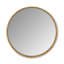 Coastal Cottage Round Rattan + Solid + Manufactured Wood Mirror-321219623