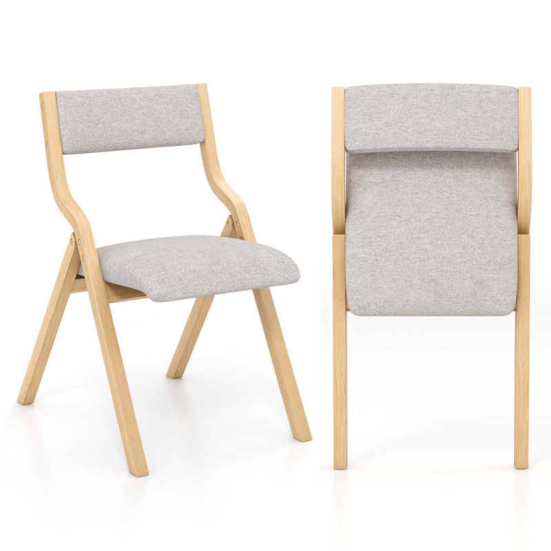 Kaitrin 17.5'' H Upholstered Side Chair, Gray, Natural 