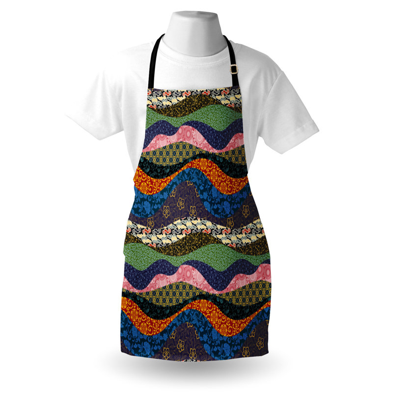 Multicolore, tablier East Urban Home East, unisexe, motif floral de fleurs, taille adulte