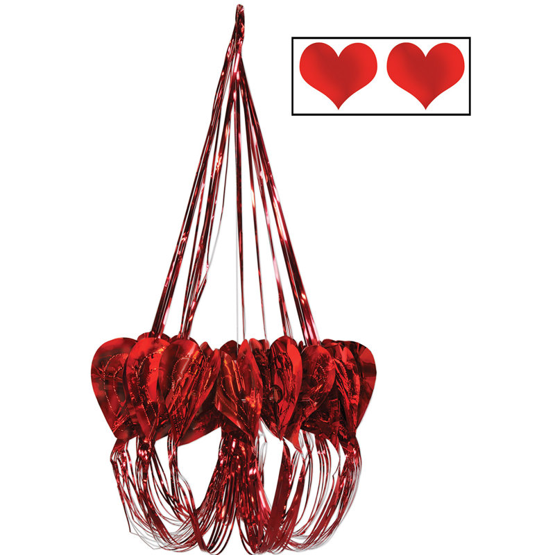 Lustre cardiaque valentines