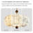 17.72" Retro Brown Glass Flush Mount Lighting