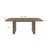 Modern Dining Table For 6-10 People, Wood Kitchen Table With Double Robust Pedestal, Wooden Dinner Table For Dining Room
