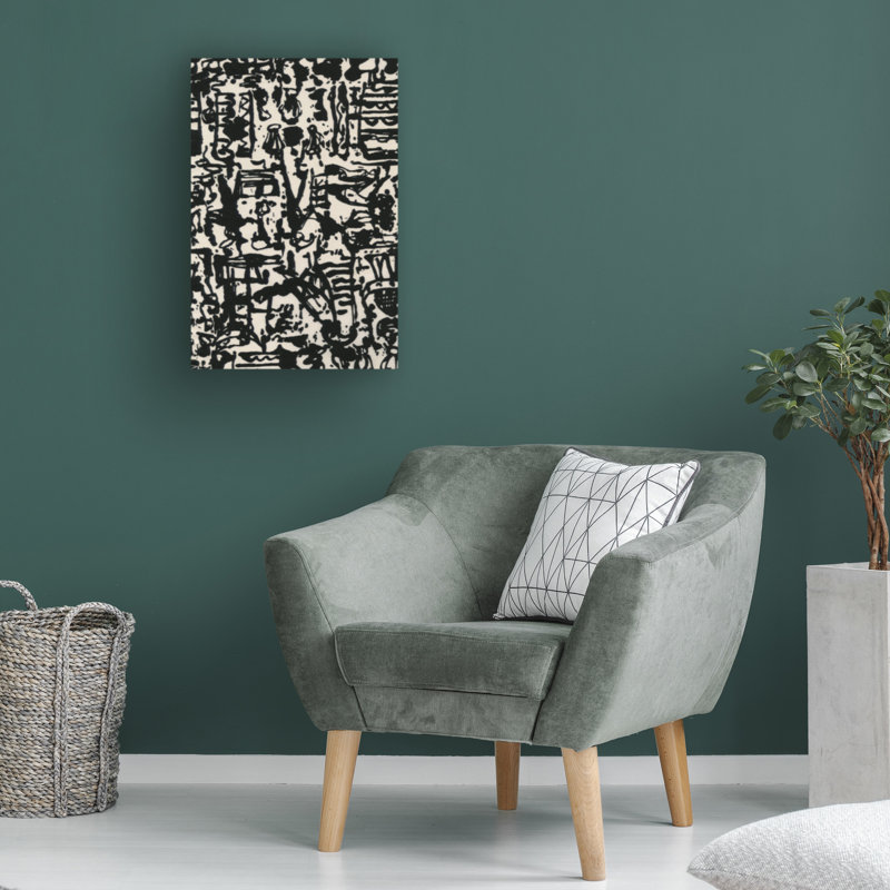 Graphic Mod Abstract I " Graphic Mod Abstract I " by Baxter Mill Archive, 19" H x 12" W