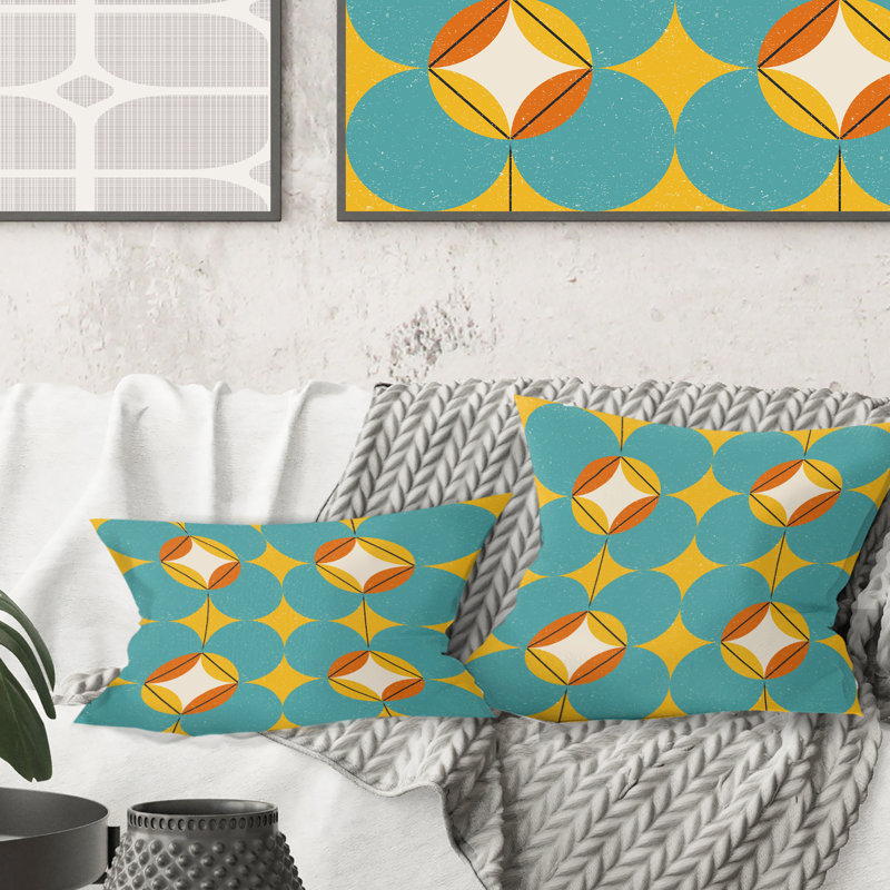 Coussin Diamond Mid-Century Modern