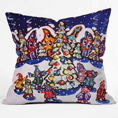 Renie Britenbucher Oh Christmas Tree Throw Pillow