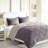 3M Treated Comforter With Reversible Feature And Zipper Closure 100% Microfiber Quilting