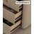 Italian Minimalist Sintered Stone Tabletop Desk with 3 Drawers-565455782