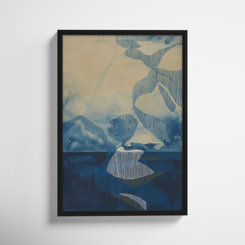 Far North 1 by Jacques Pilon, 20" H x 14" W x 1.25" D, Black