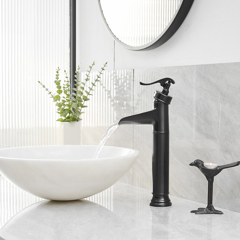 13" Pump Style Vessel Faucet in Oil Rubbed Bronze